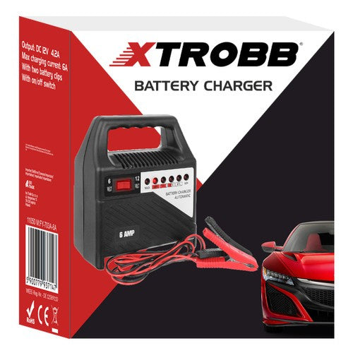 Зарядно за акумулатор 6V/12V – 6A с индикатор