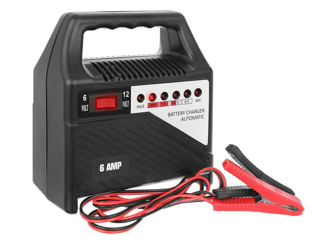 Зарядно за акумулатор 6V/12V – 6A с индикатор