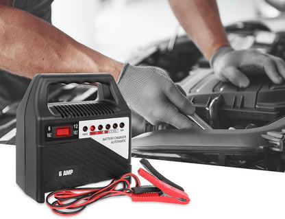 Зарядно за акумулатор 6V/12V – 6A с индикатор