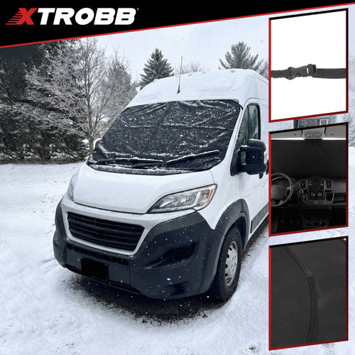 Покривало против замръзване за предно стъкло за бус – XL 200×100 см